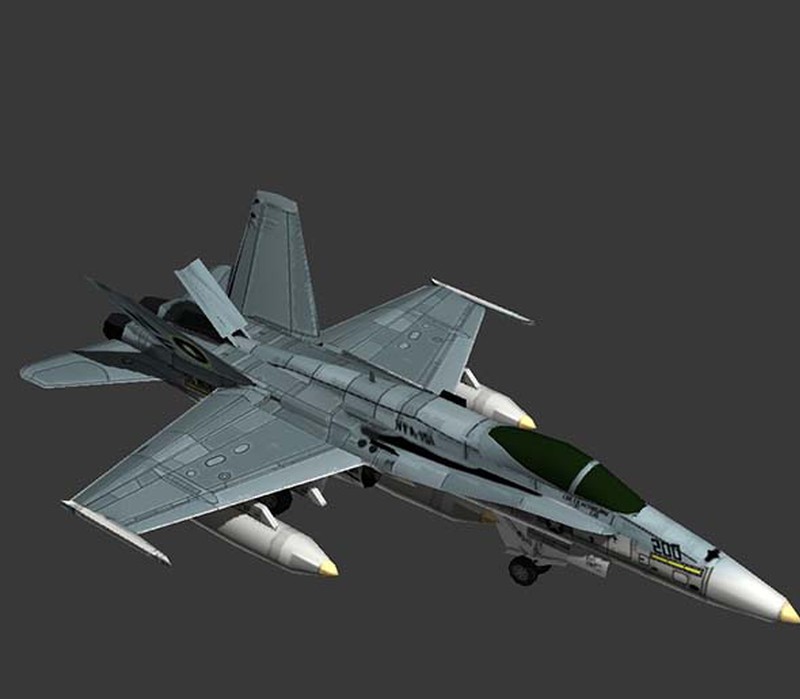 三亚3D f18舰载战斗机 (2)